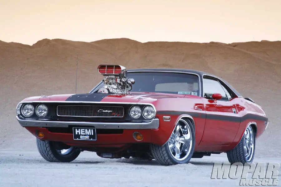 Old Dodge Challenger Car Photo