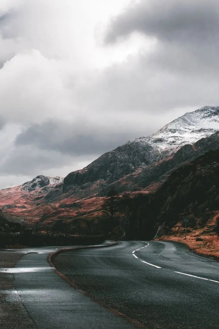 Download 8K Mountain Road Image