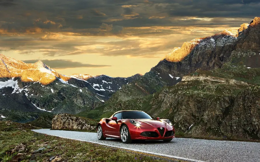 Beautiful Alfa Romeo 4C Car Photo