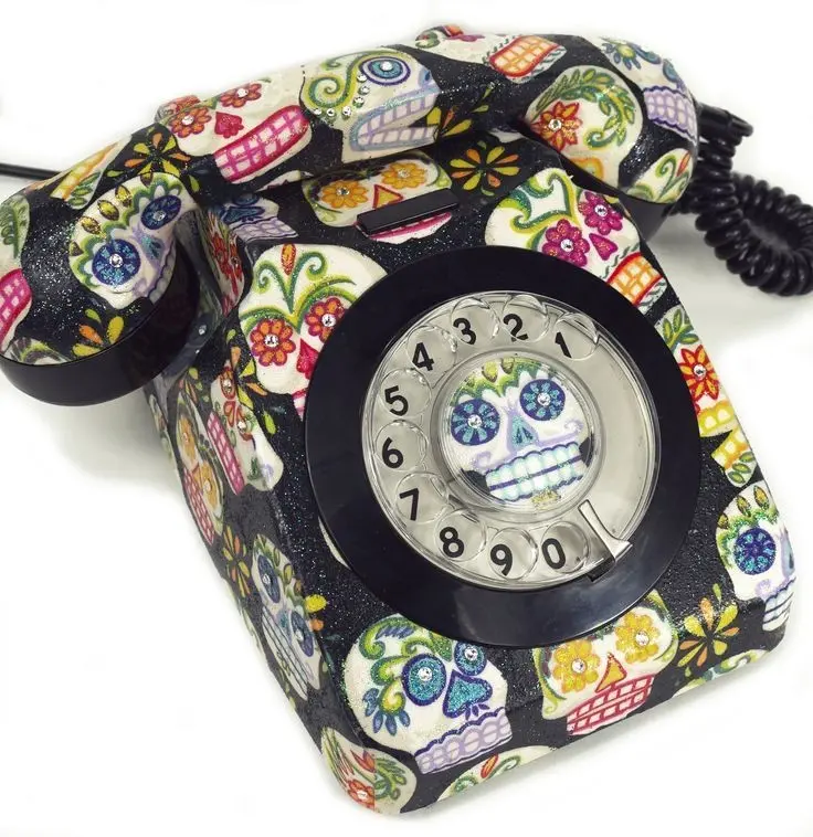 Download Old Antique Desk Phone Background