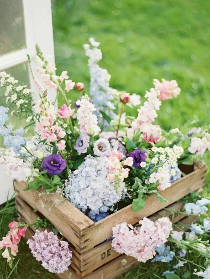 Download Image of Flower in Wooden Box