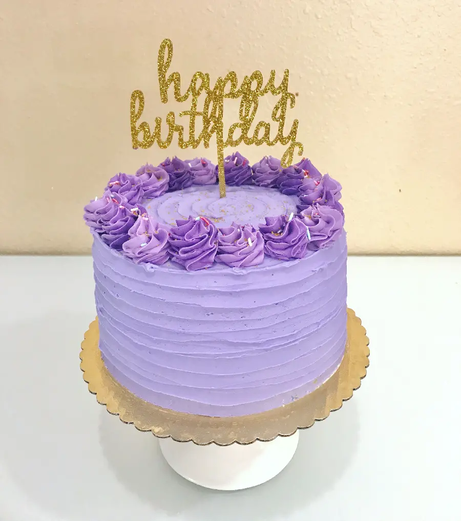 Simple Birthday Cake Photo