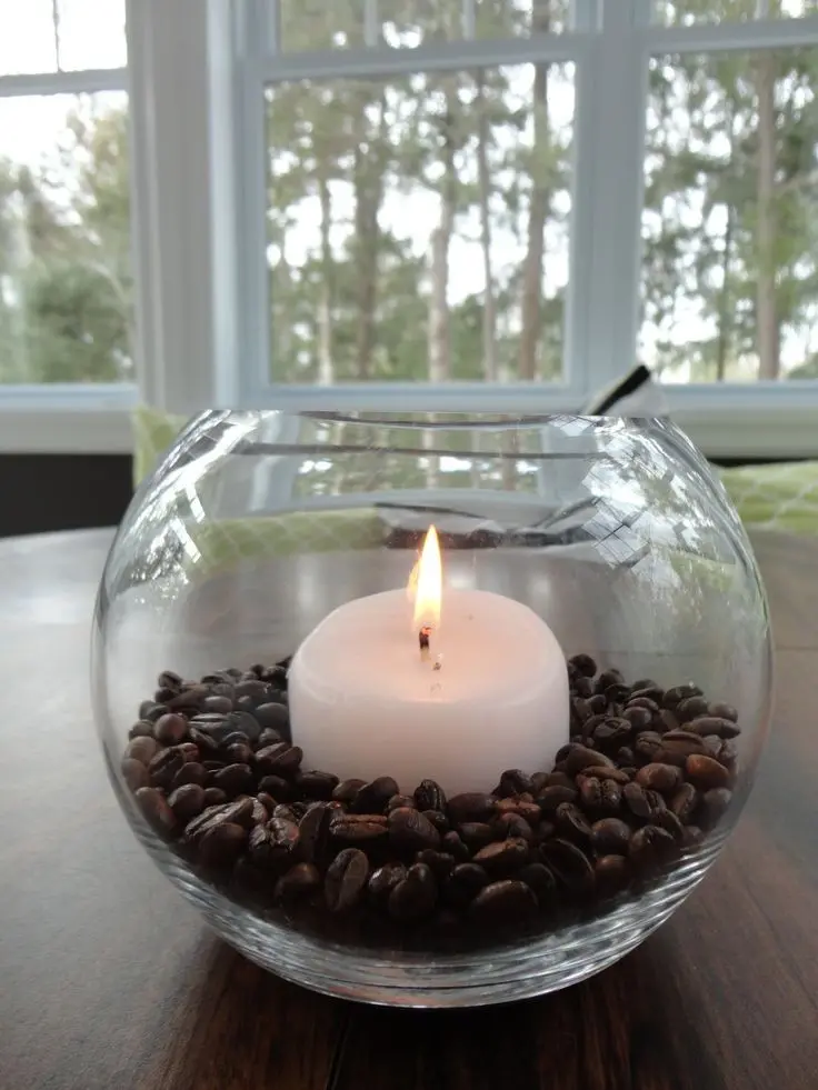 Download Candle Lit in Fish Bowl Story Image