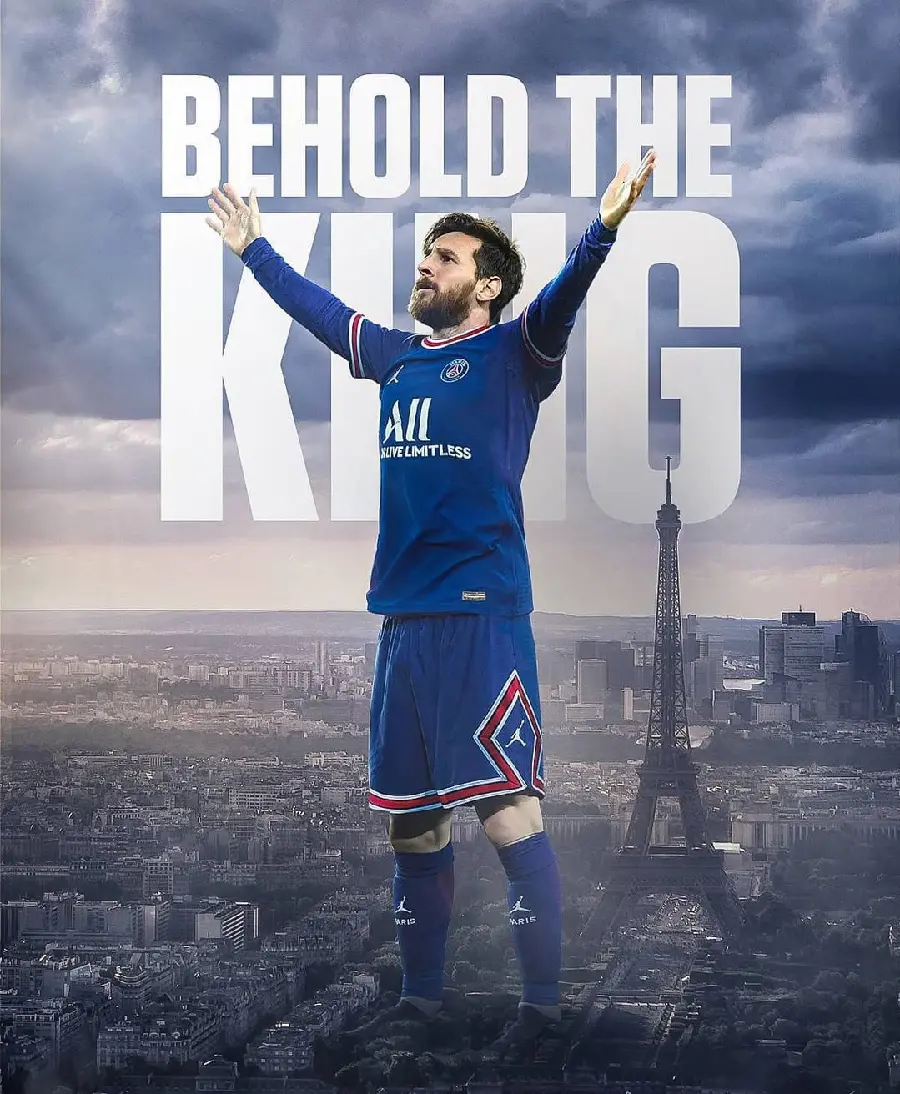 Full HD Image of Messi in PSG