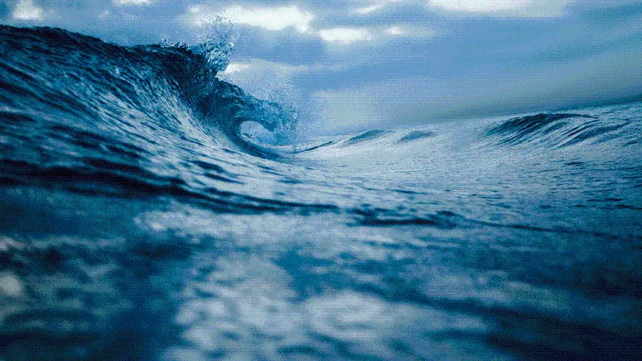HD Ocean Wave Wallpaper for Desktop