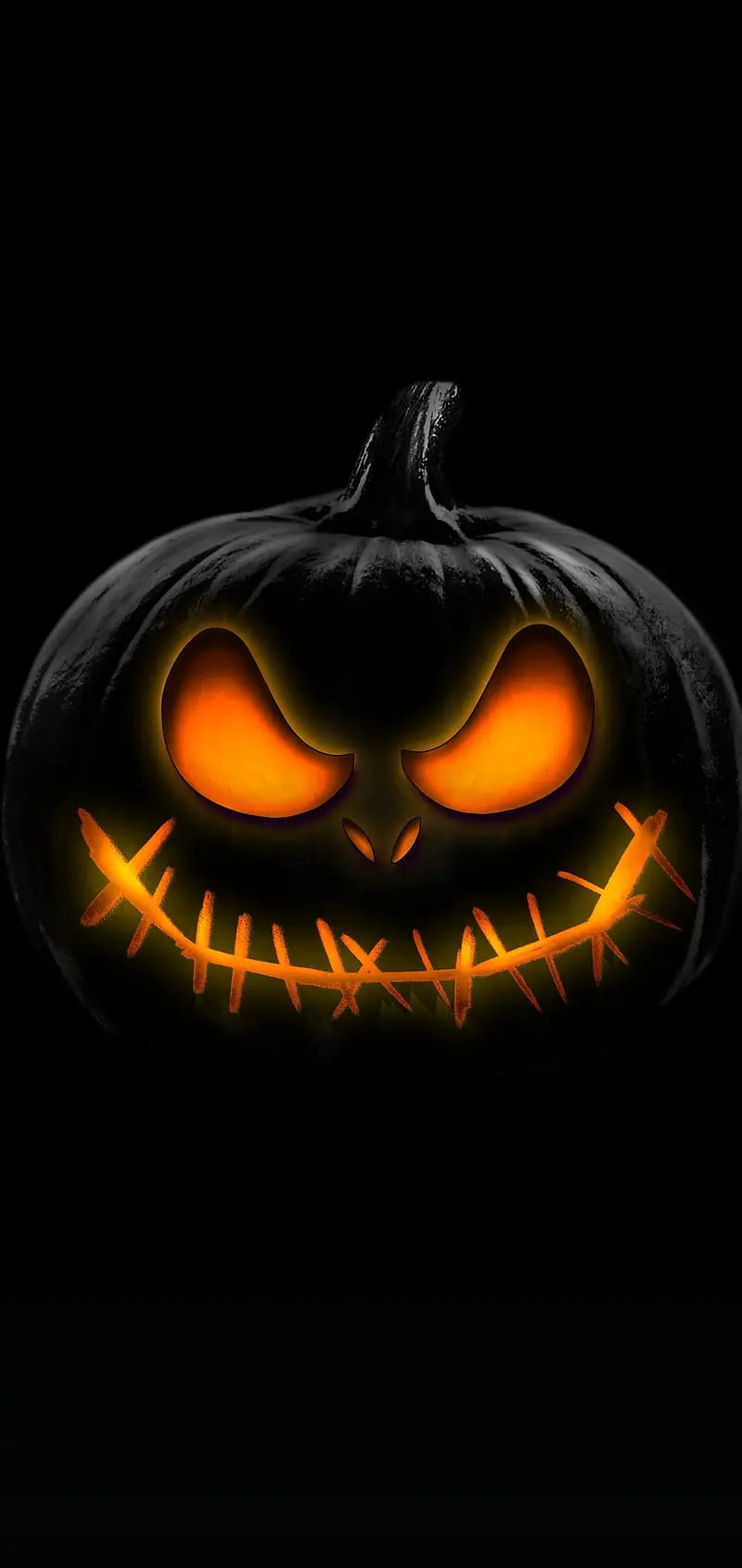 Painted Halloween Pumpkin Photo for Creative Decor