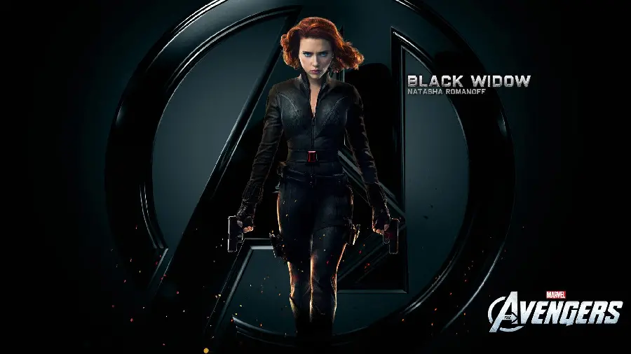 Black Widow HD Background Image in High Quality