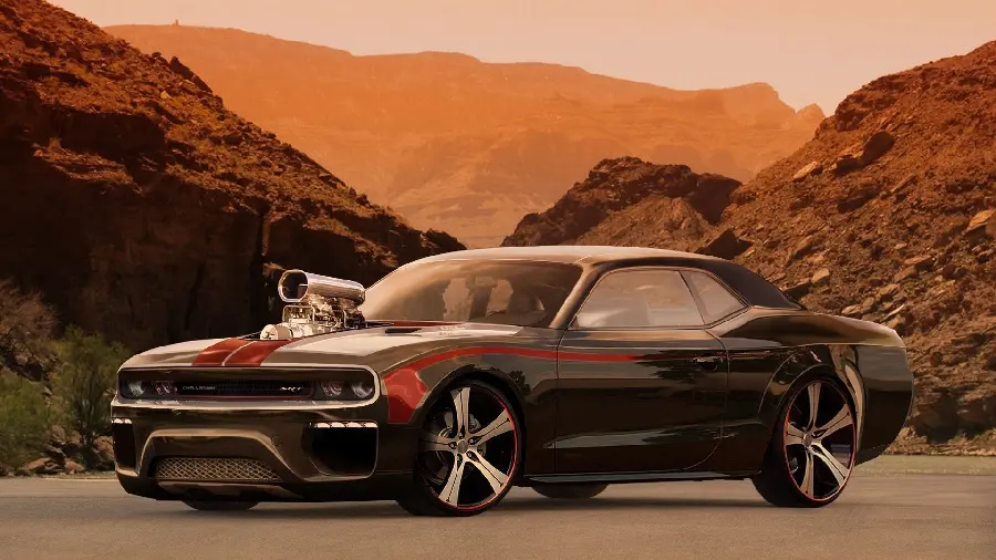 Download Old Dodge Challenger Photo