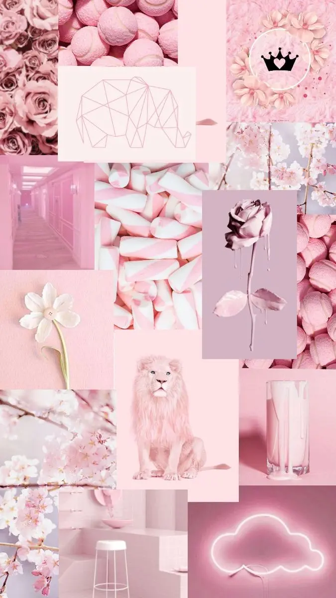 Download Pink Mosaic Background for Custom Printing