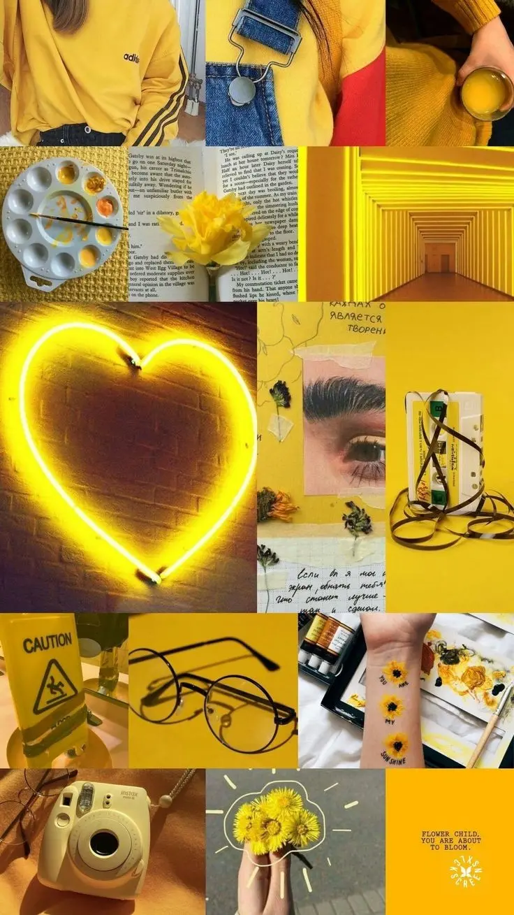 Download Yellow Mosaic Background in HD for Custom Mugs
