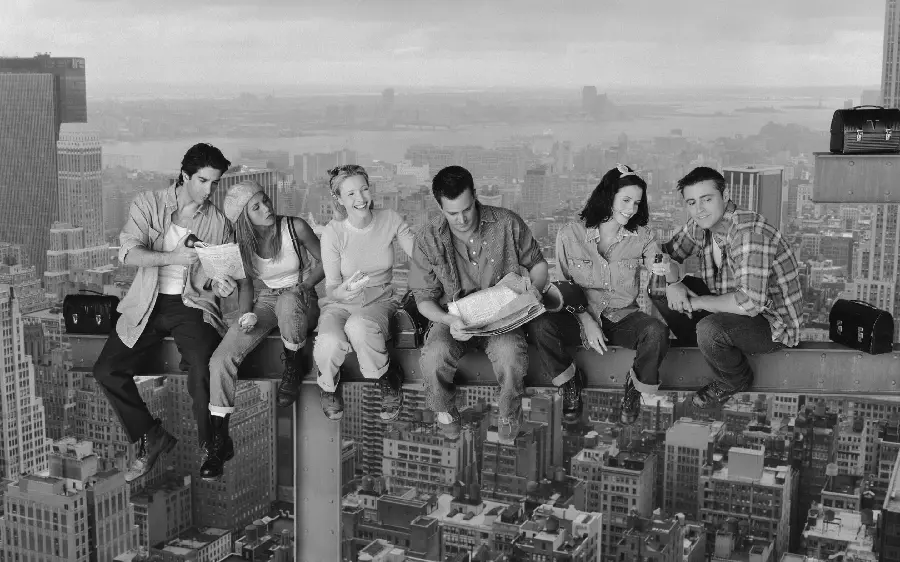 Download Friends TV Show Black and White Photos - Nostalgic