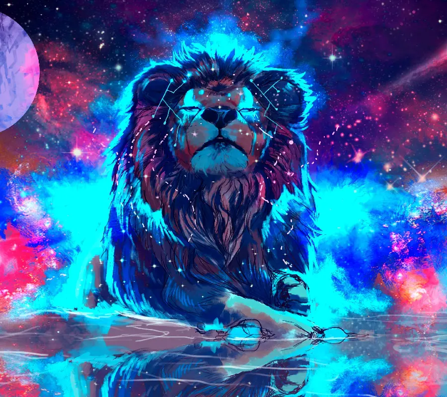 Download Beautiful Graphic Lion Image