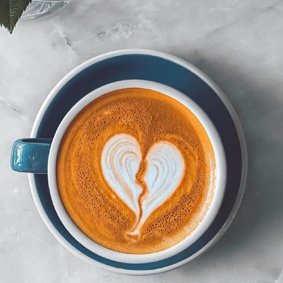 Broken Heart in Coffee Fortune Reading Image