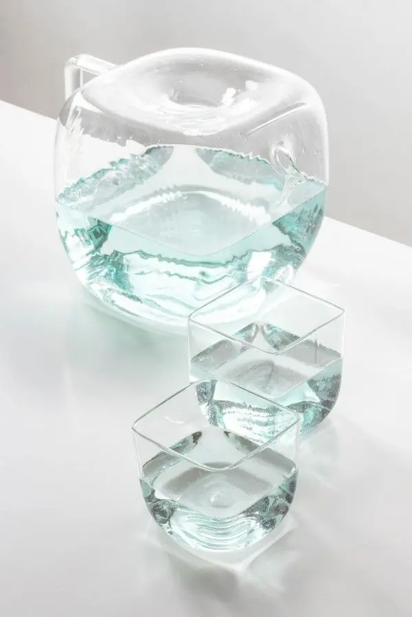 Download Background of a Water Pitcher and Two Glasses