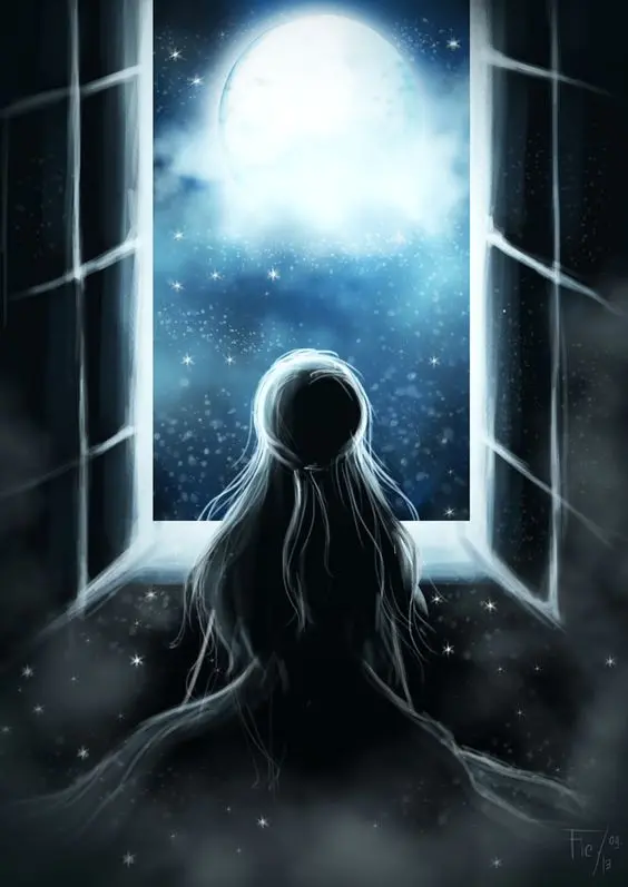 Beautiful Moon Profile Picture for Girls in High Quality