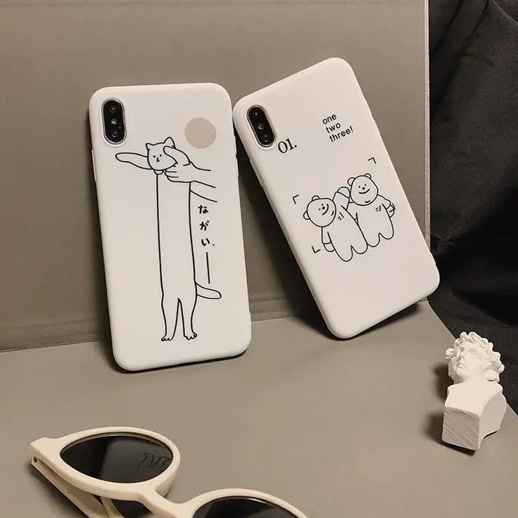 iPhone Case with Cartoon Animal Designs