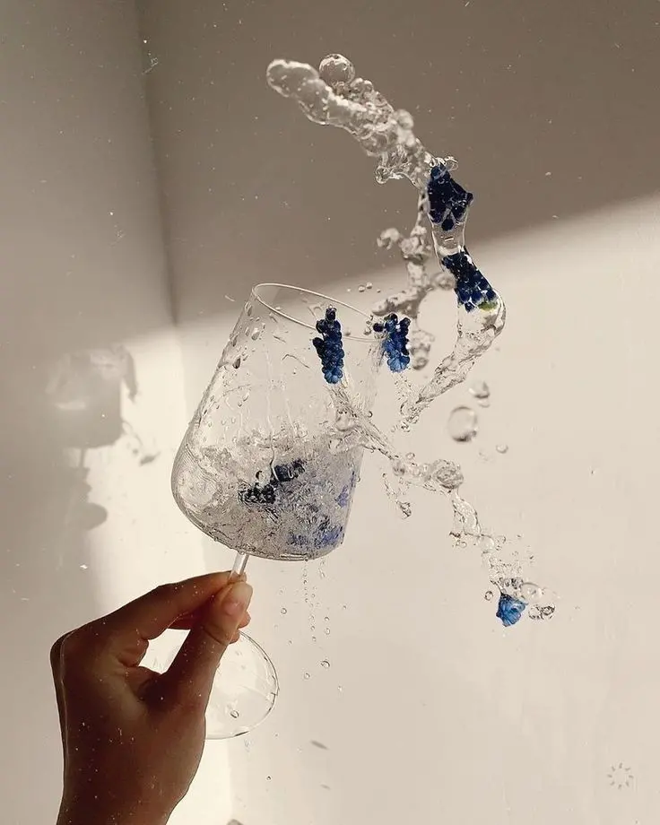 Download Profile Picture of a Glass of Water with Fruit
