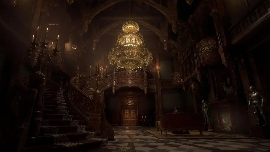 Inside Lady Dimitrescu Castle in Resident Evil Village