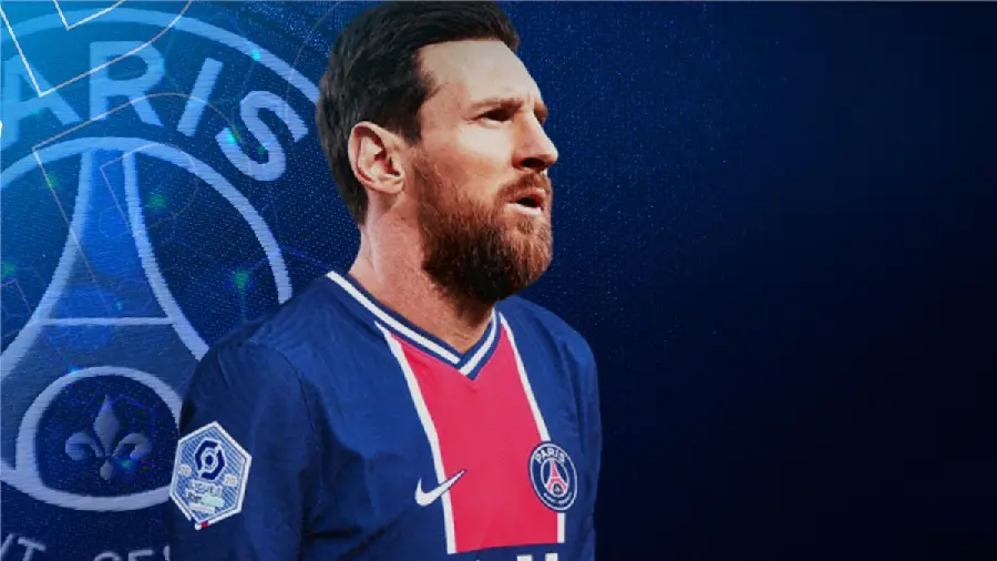 Poster of Lionel Messi in Paris Saint-Germain