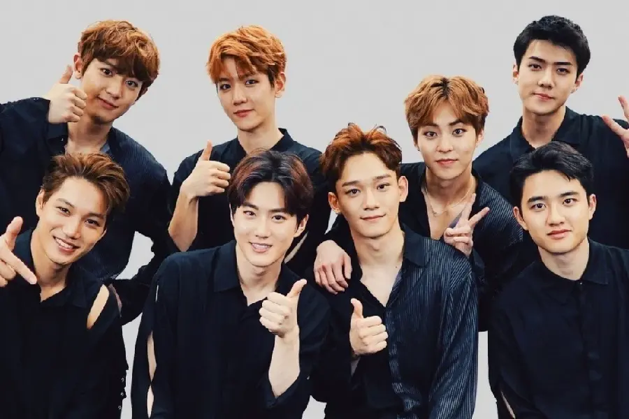 Photos of the K-pop Group EXO