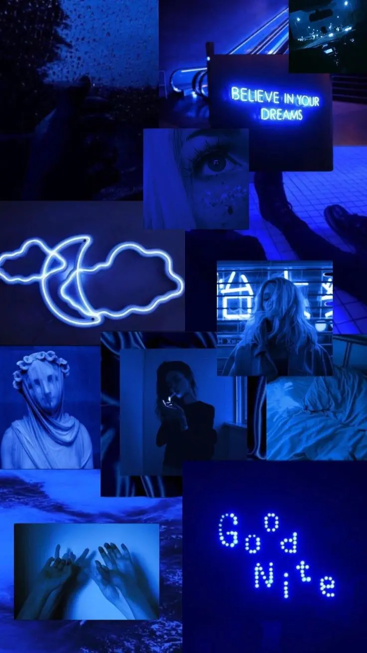 Download Blue Mosaic Image for Creative Projects