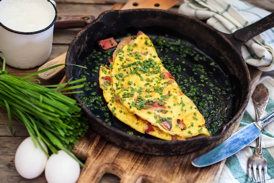 Vegetable Omelette Photo for Healthy Eating