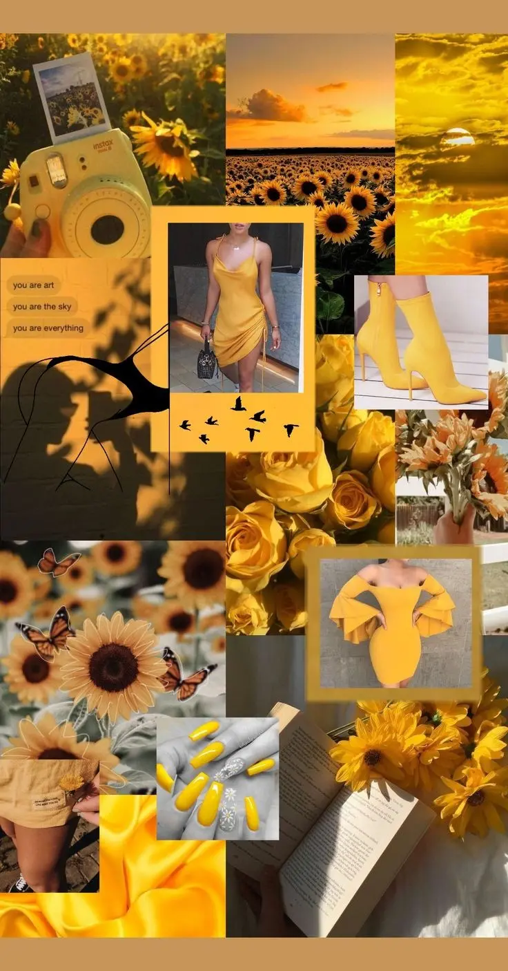 Download Yellow Mosaic Wallpaper for Instagram Stories