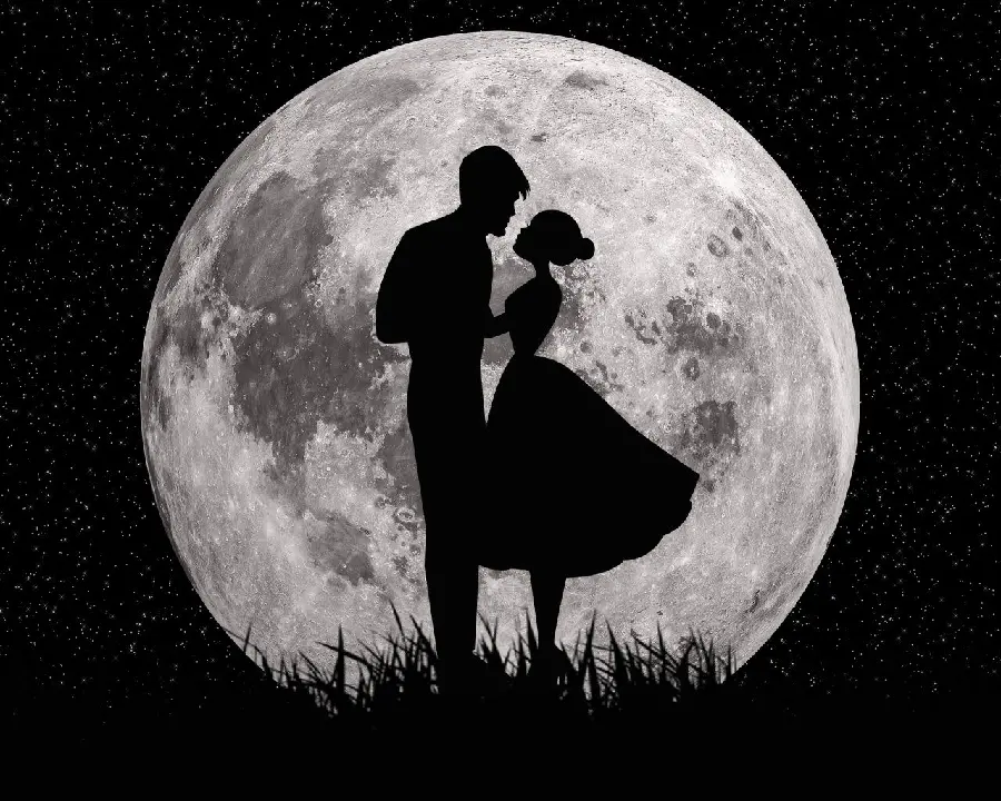 4K Black and White Romantic Wallpaper for Profiles