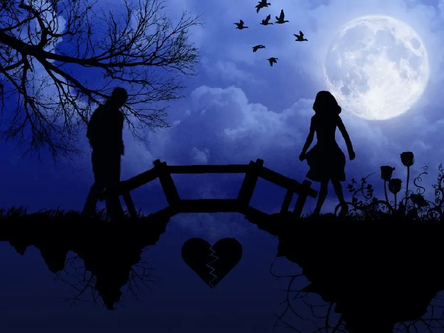 Romantic and Sad Breakup Image for Social Media