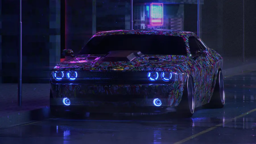 High Quality Dodge Challenger Car Photo