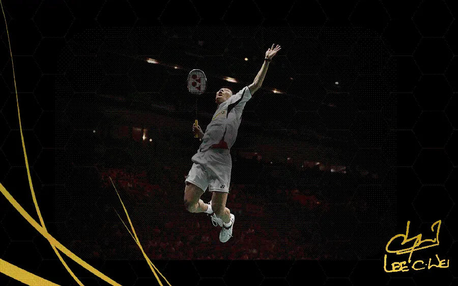 Professional Badminton Player Photo