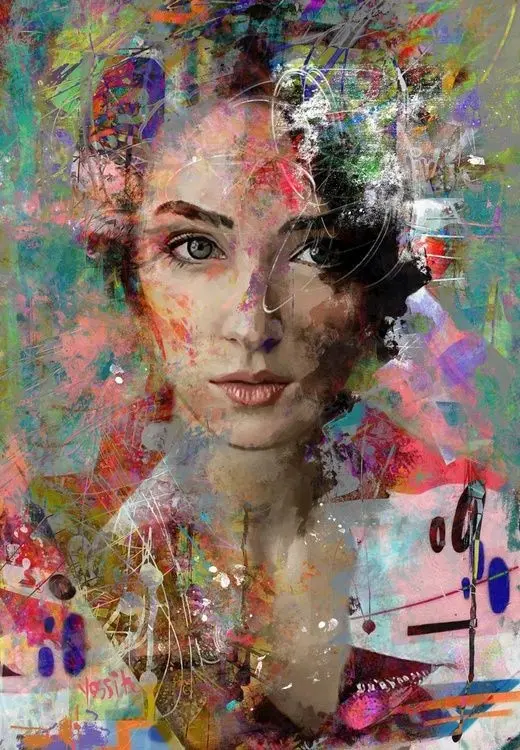 High-Quality Acrylic Painting Image