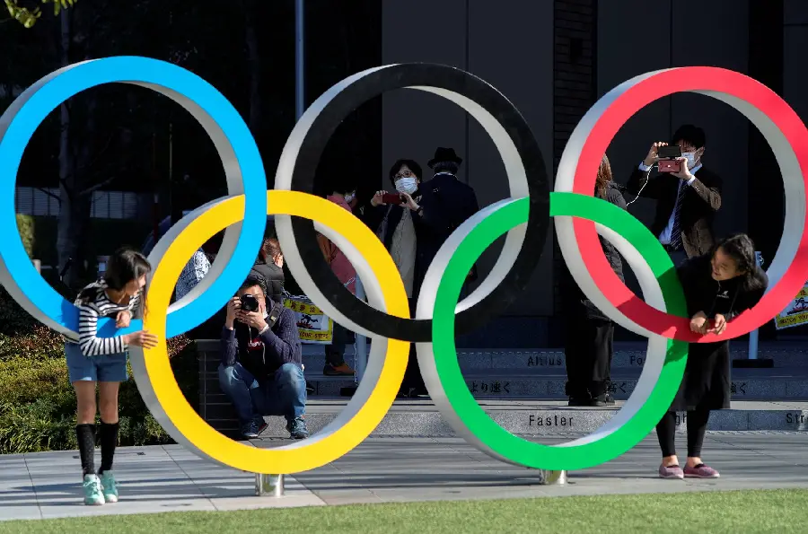 Olympic Symbol Installation Tokyo Image - Sports Events