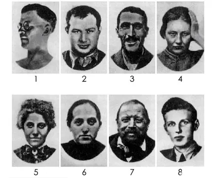 Photo and Description of the Szondi Personality Test
