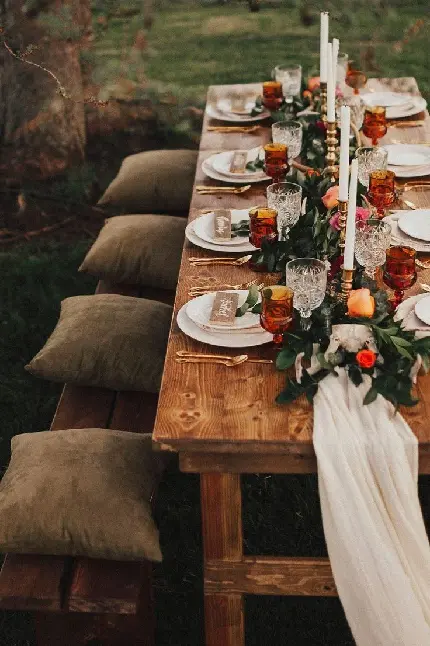 Unique and Beautiful Dining Table Design Photo