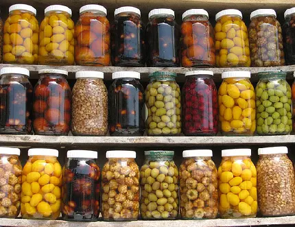 Download Colorful Pickle Jars Image in High Quality
