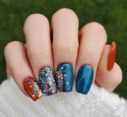 Download Autumn Nail Polish and Design Idea
