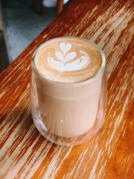 Latte Macchiato Coffee Image - Layered Perfection