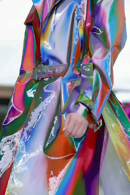 Download High-Quality Background of Holographic Coat