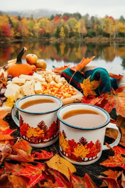 Download Romantic Autumn Image in 8K