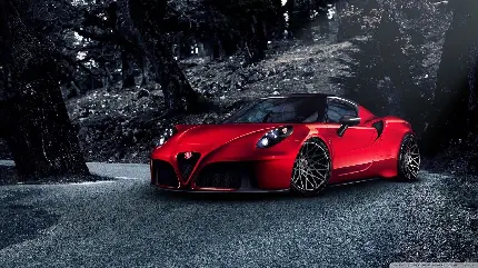 Alfa Romeo 4C High-Quality Wallpaper