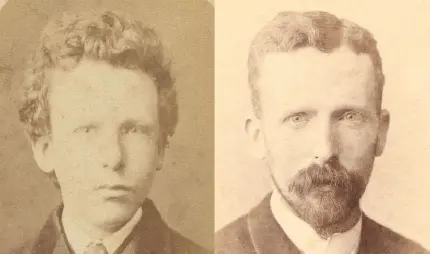 Real Photo of Vincent Van Gogh in His Youth