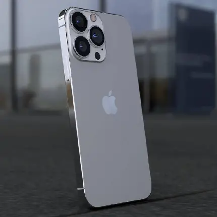 Download Silver iPhone 13 Pro Max Image