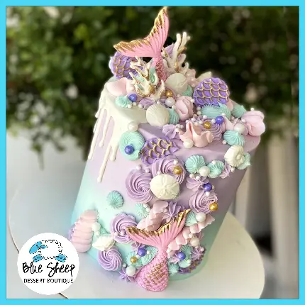 Under The Sea Mermaid Themed Cake
