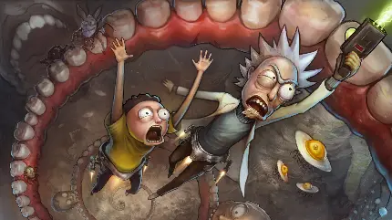 Download Rick and Morty 4K Wallpaper in High Quality