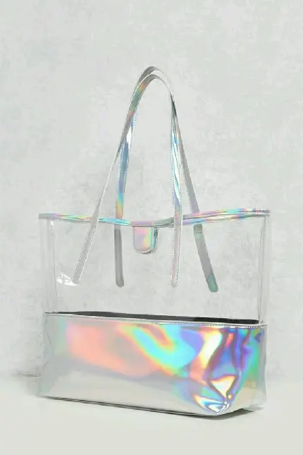 Download Image of Holographic Glass Purse