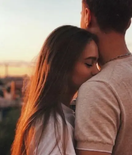 Beautiful and Romantic Hug Image for Profile