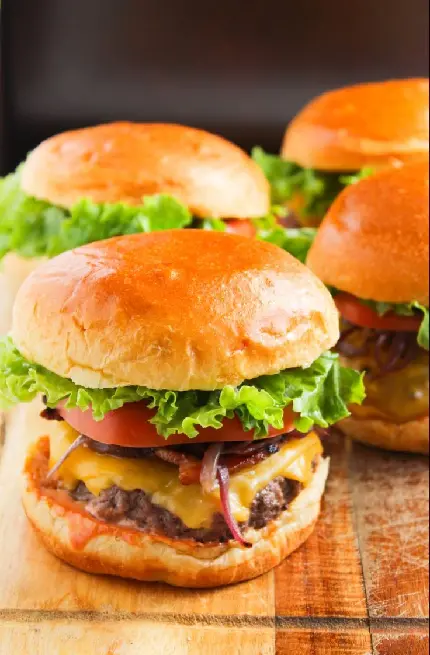 Handmade Burger Photo for Culinary Projects