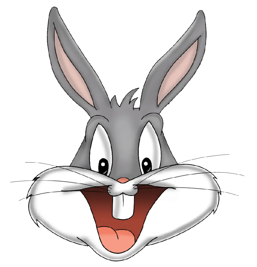 Cartoon Rabbit PNG Background Image for Kids Logo Design