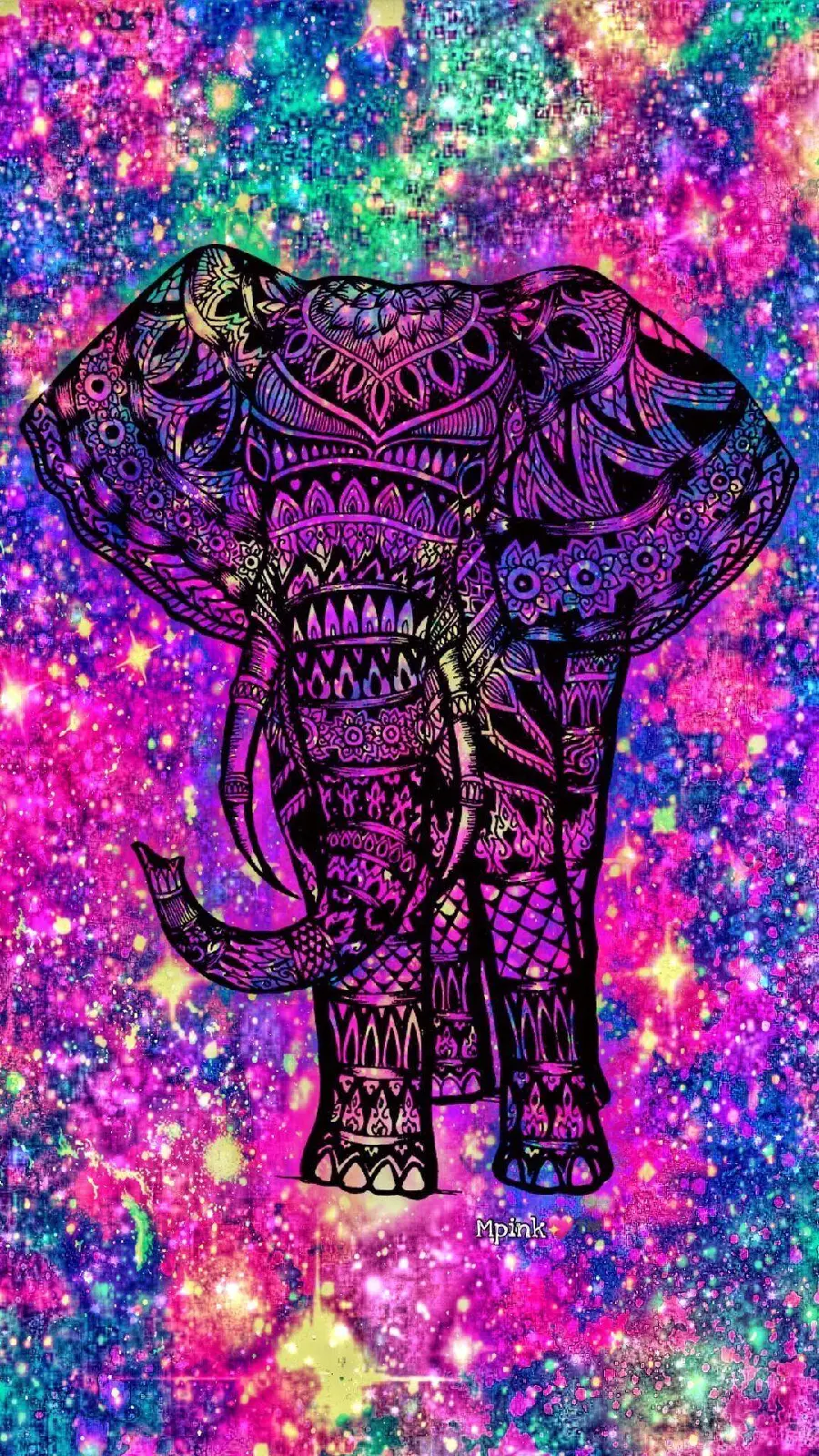 Free Download Funny Pink Elephant